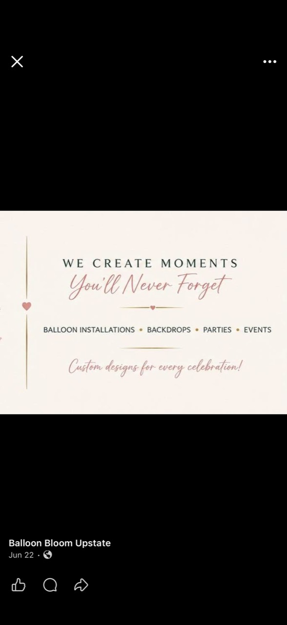 Balloon Bloom Upstate brand promise